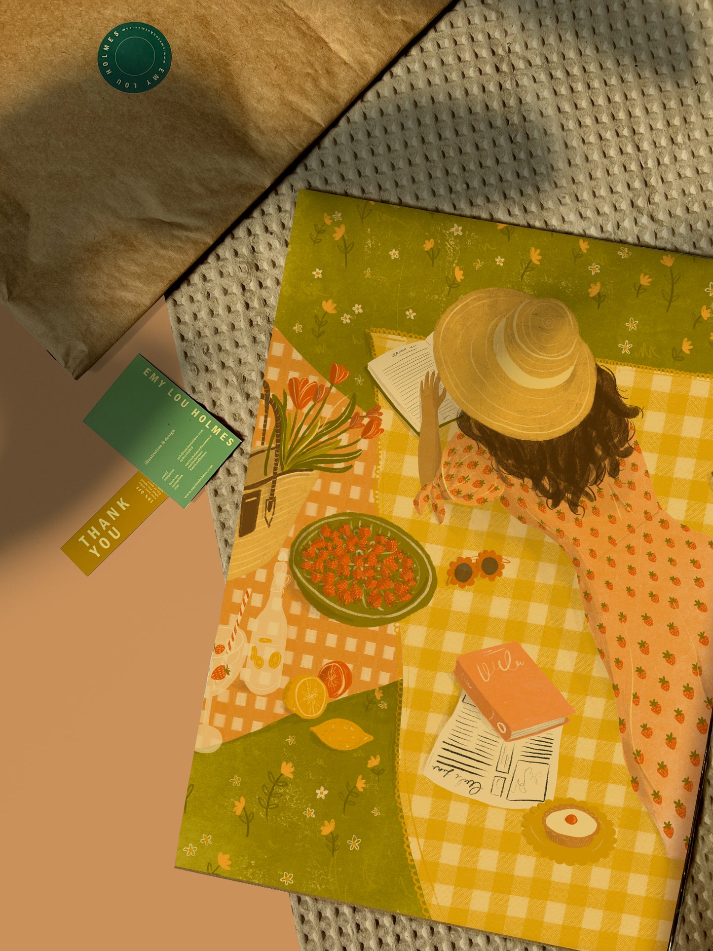 Book Picnic A3 Print