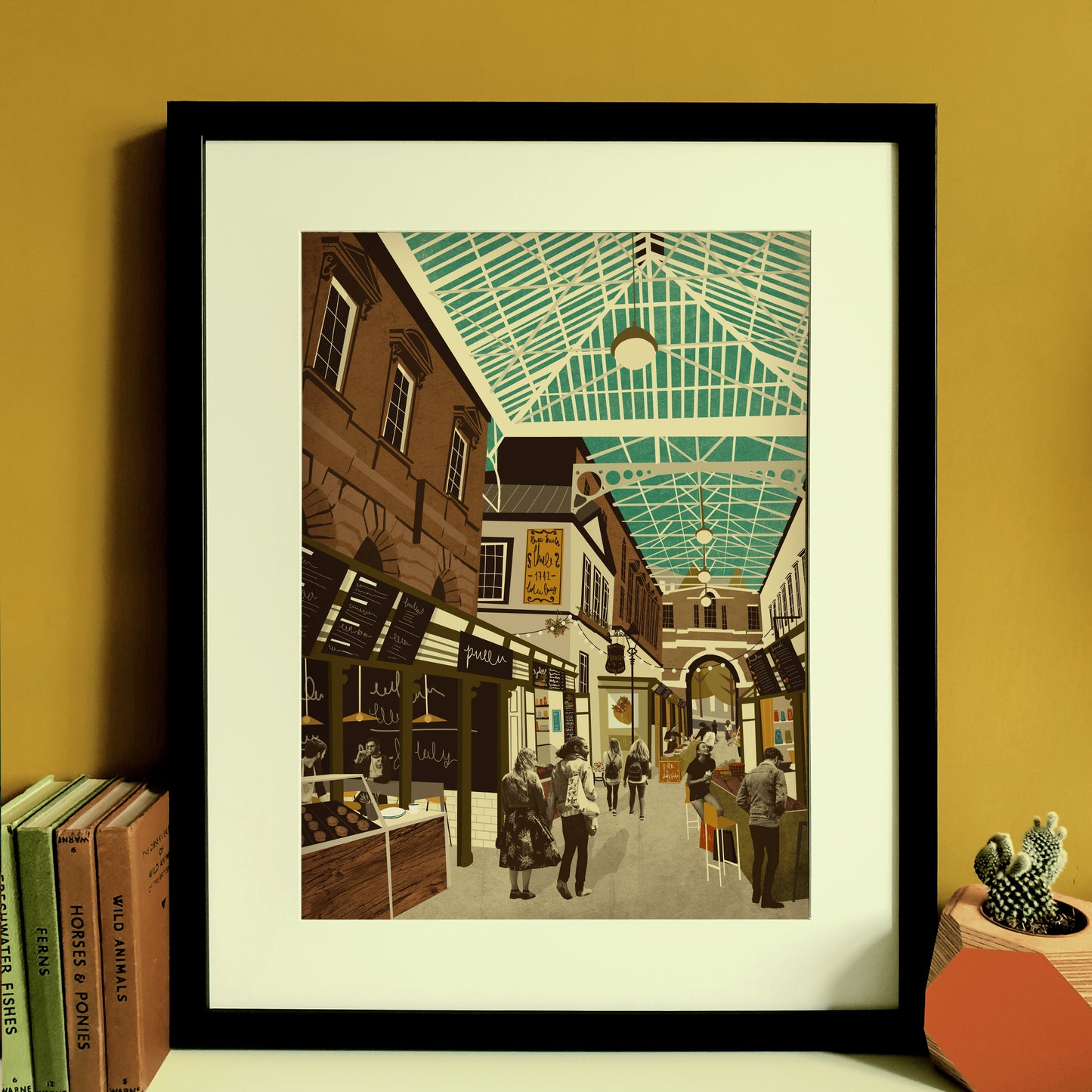 Bristol St Nicholas Market A3 Print
