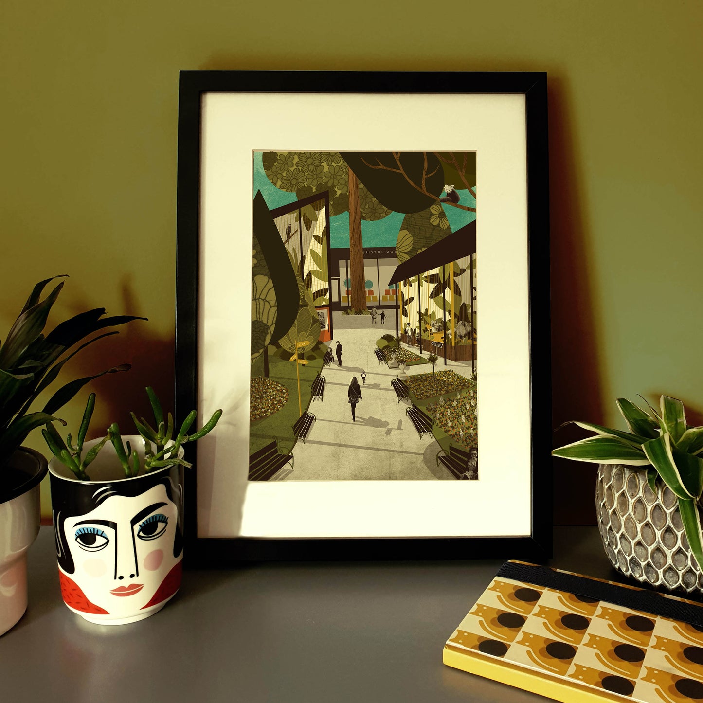Limited Edition Bristol Zoo Gardens A4 Print