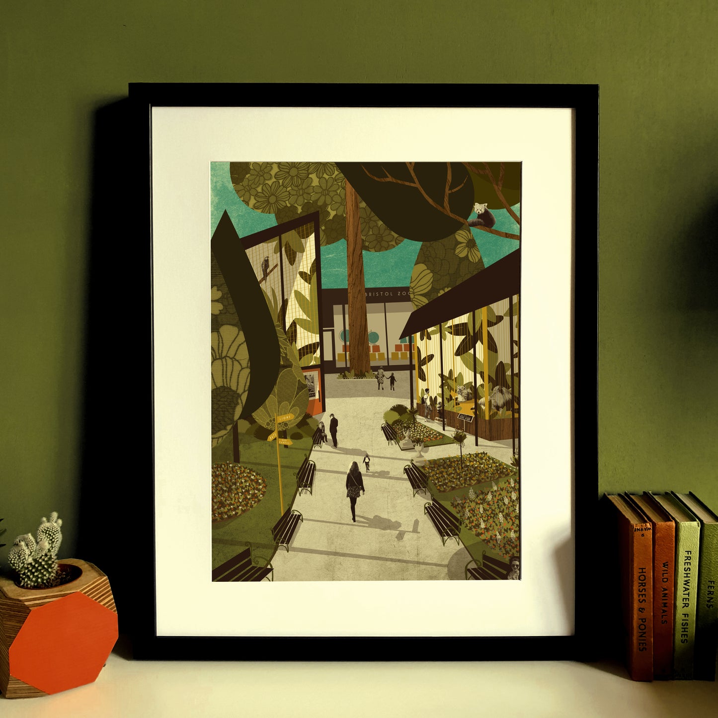 Limited Edition Bristol Zoo Gardens A3 Print