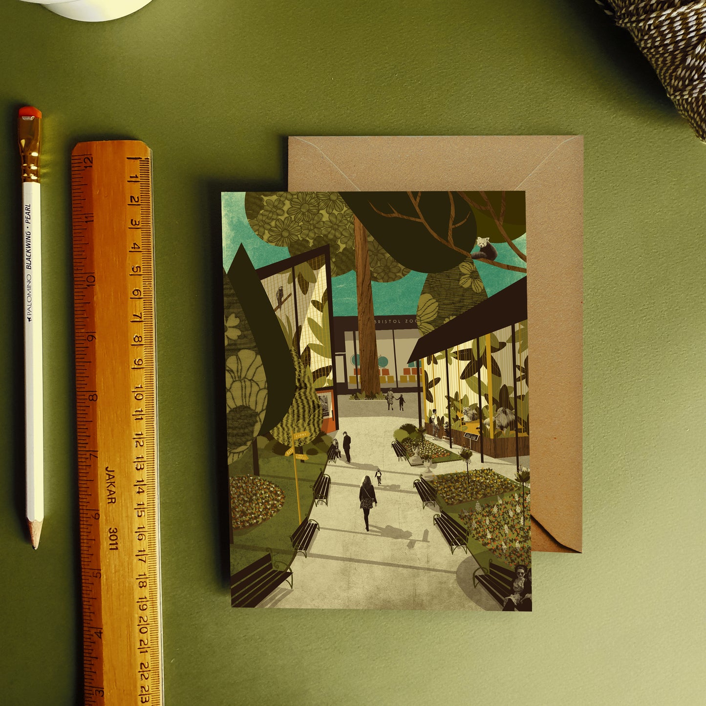 Limited Edition Bristol Zoo Gardens Card