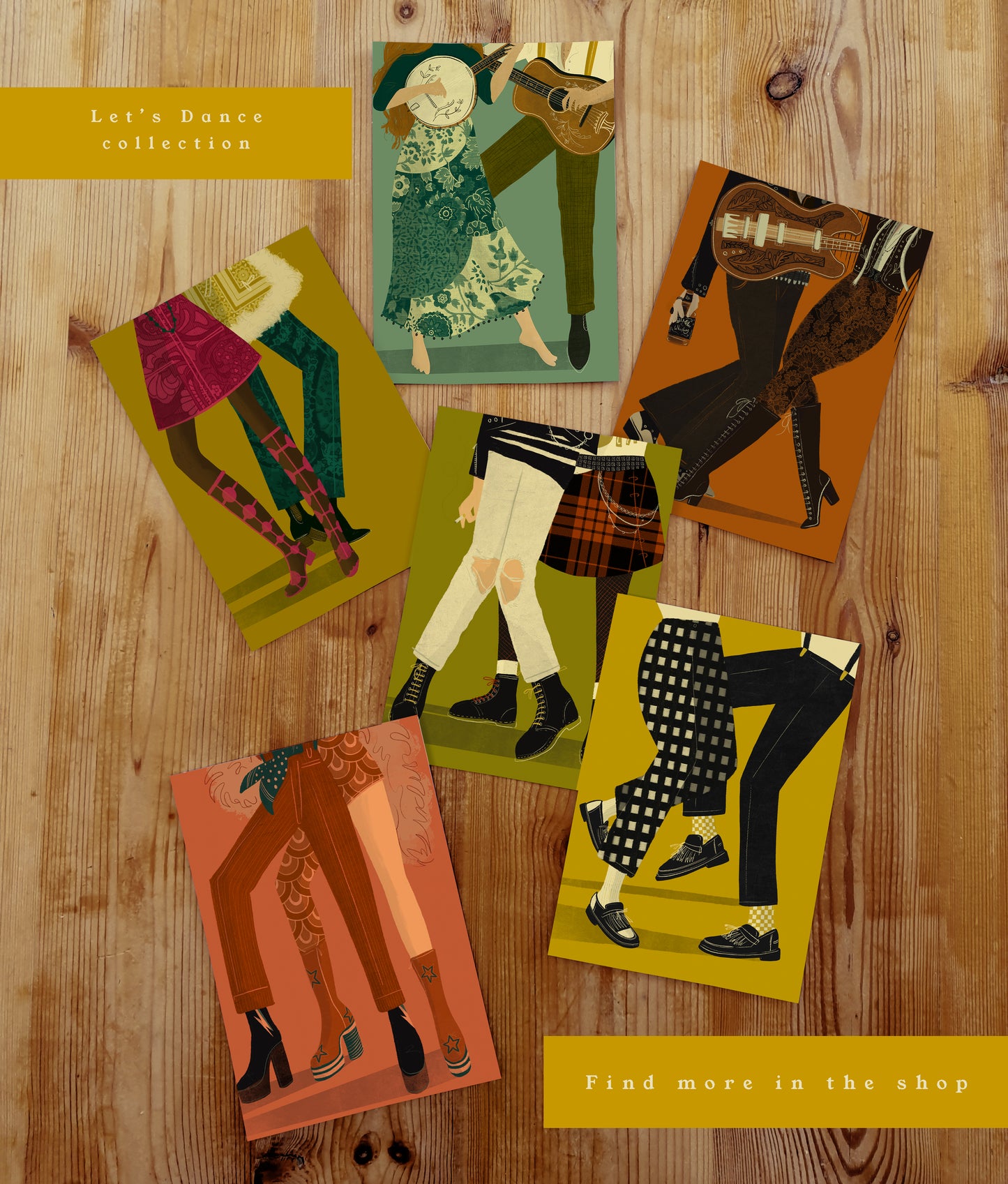 Folk A3 Print