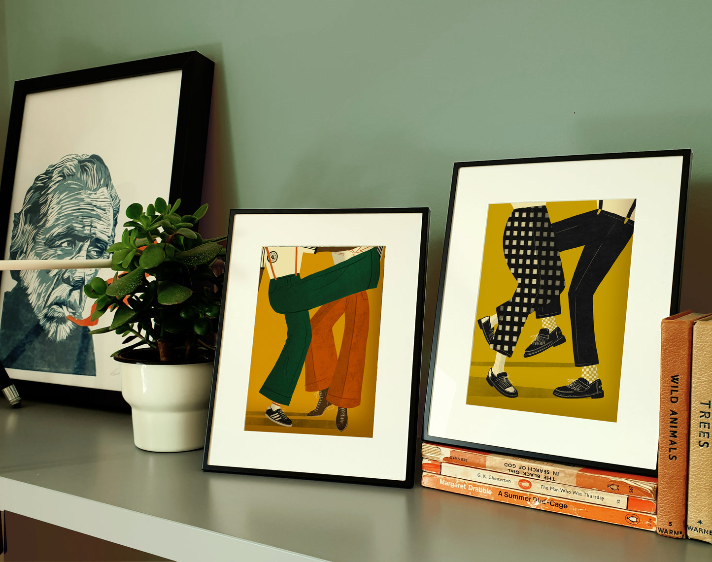 Dancing Small Framed 7 x 5 Print