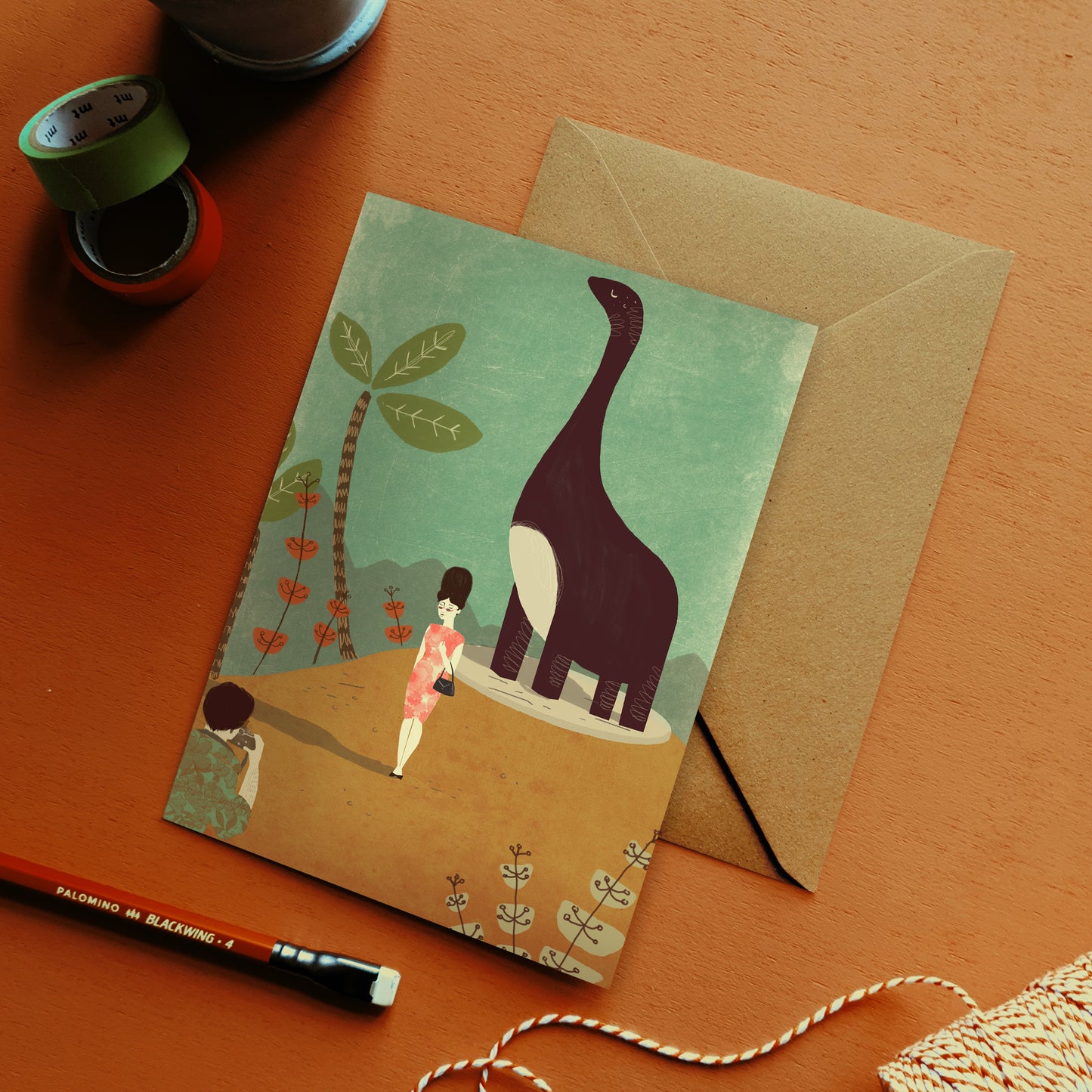 Dinosaur Land Card