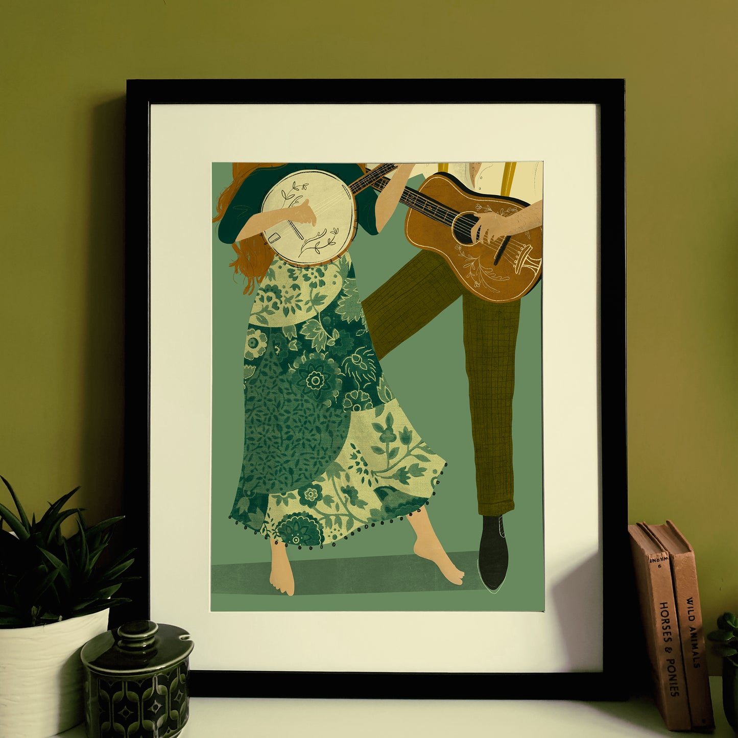 Folk A3 Print