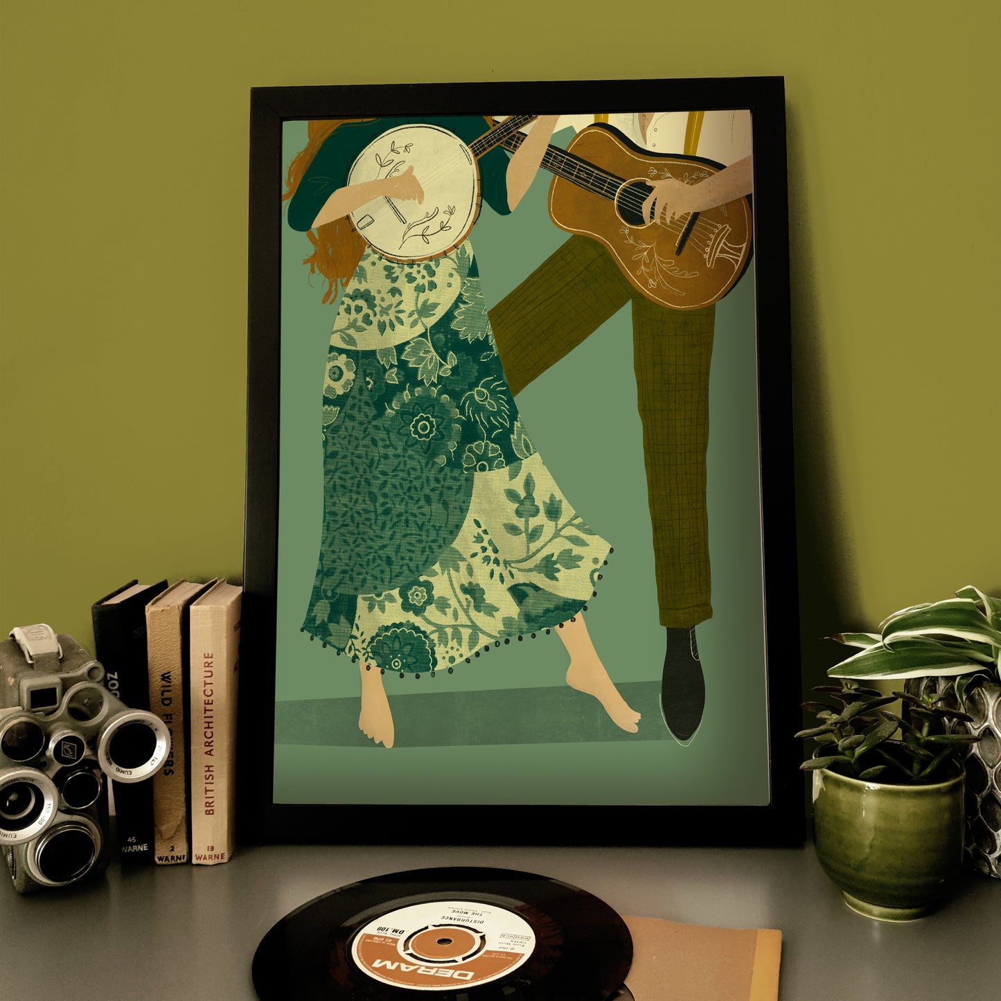 Folk A3 Print