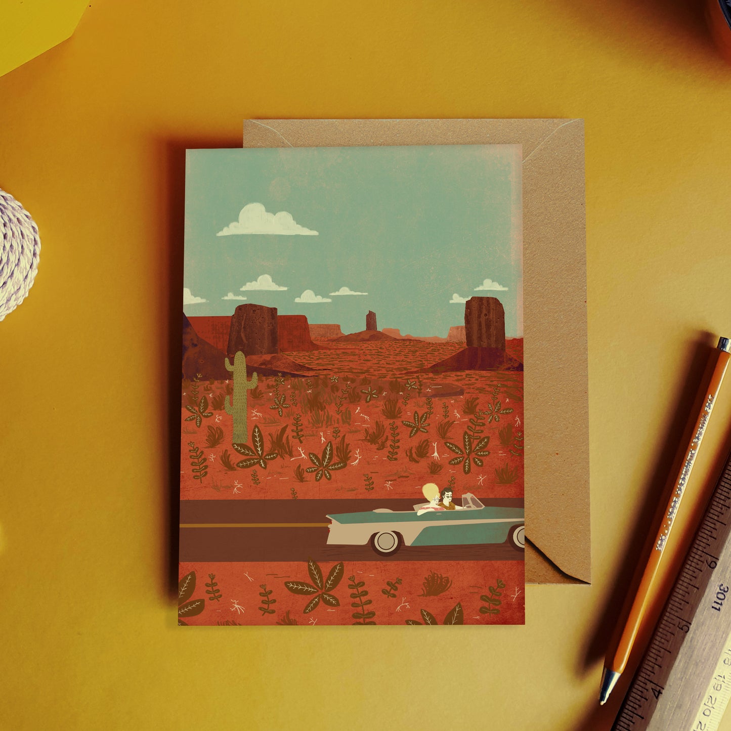Monument Valley Card