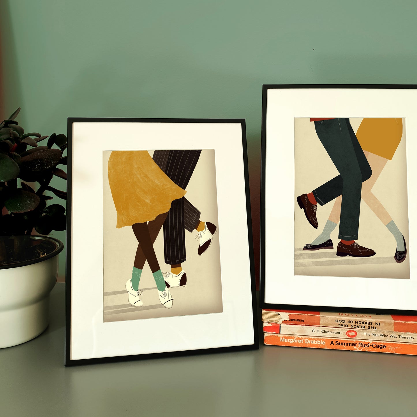 Dancing Small Framed 7 x 5 Print