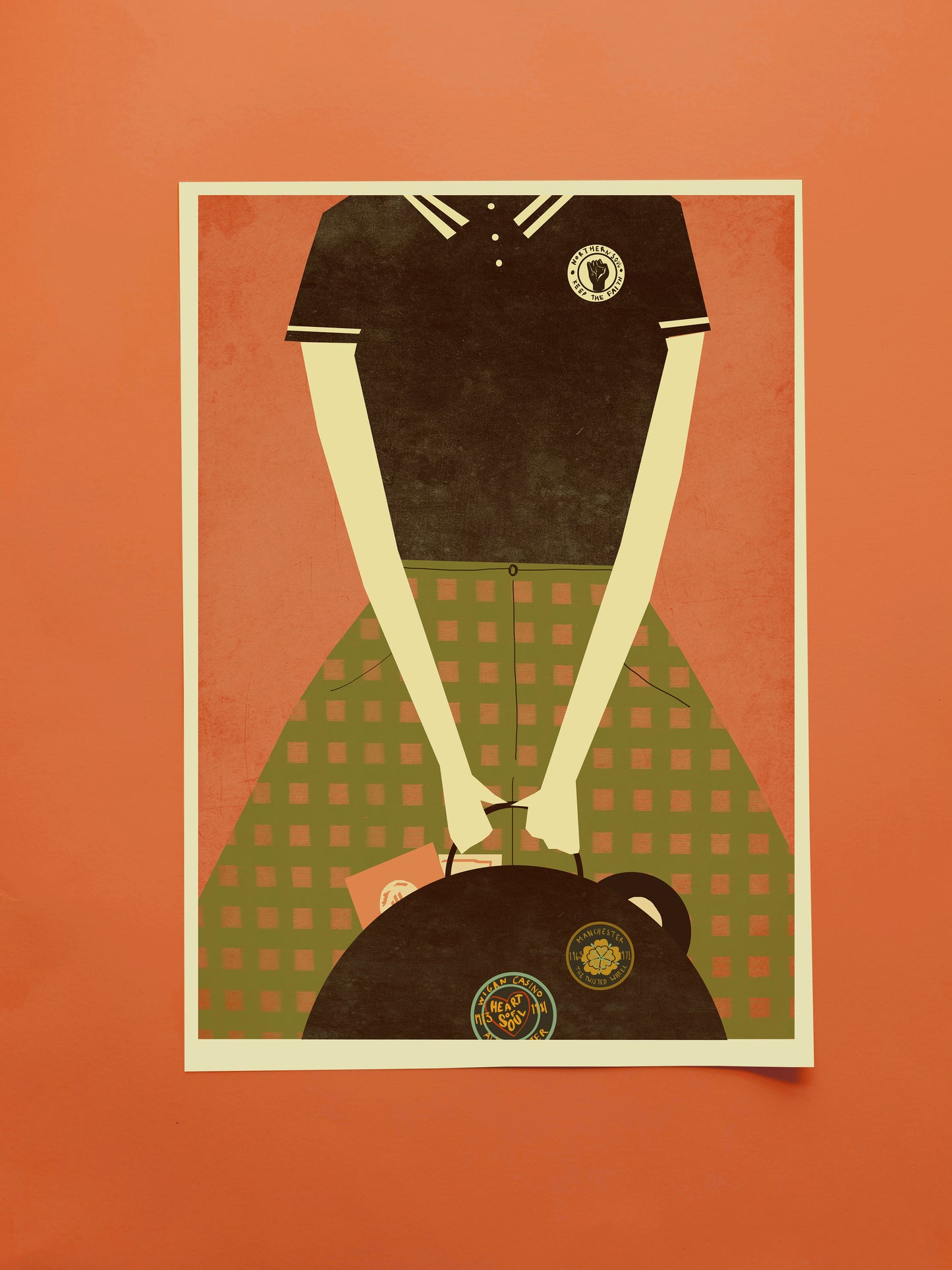 Northern Soul Girl Limited Edition A3 Print