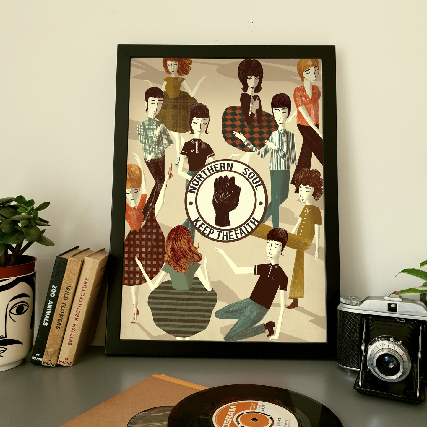 Northern Soul Keep The Faith A3 Print