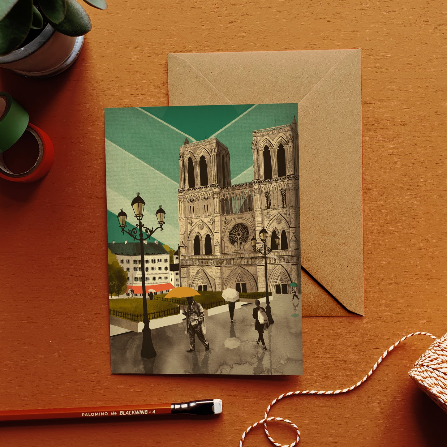 Paris Notre Dame Card
