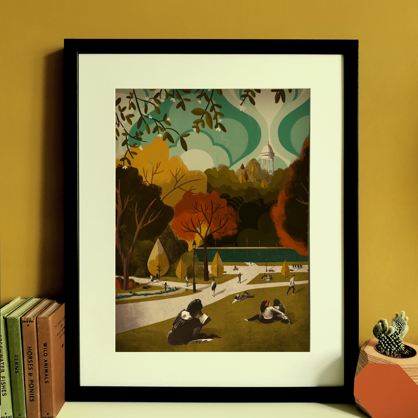 Paris Parc des Buttes Chaumont A3 Print