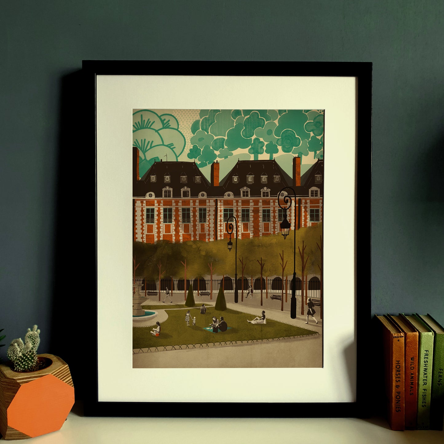 Paris Place des Vosges A3 Print