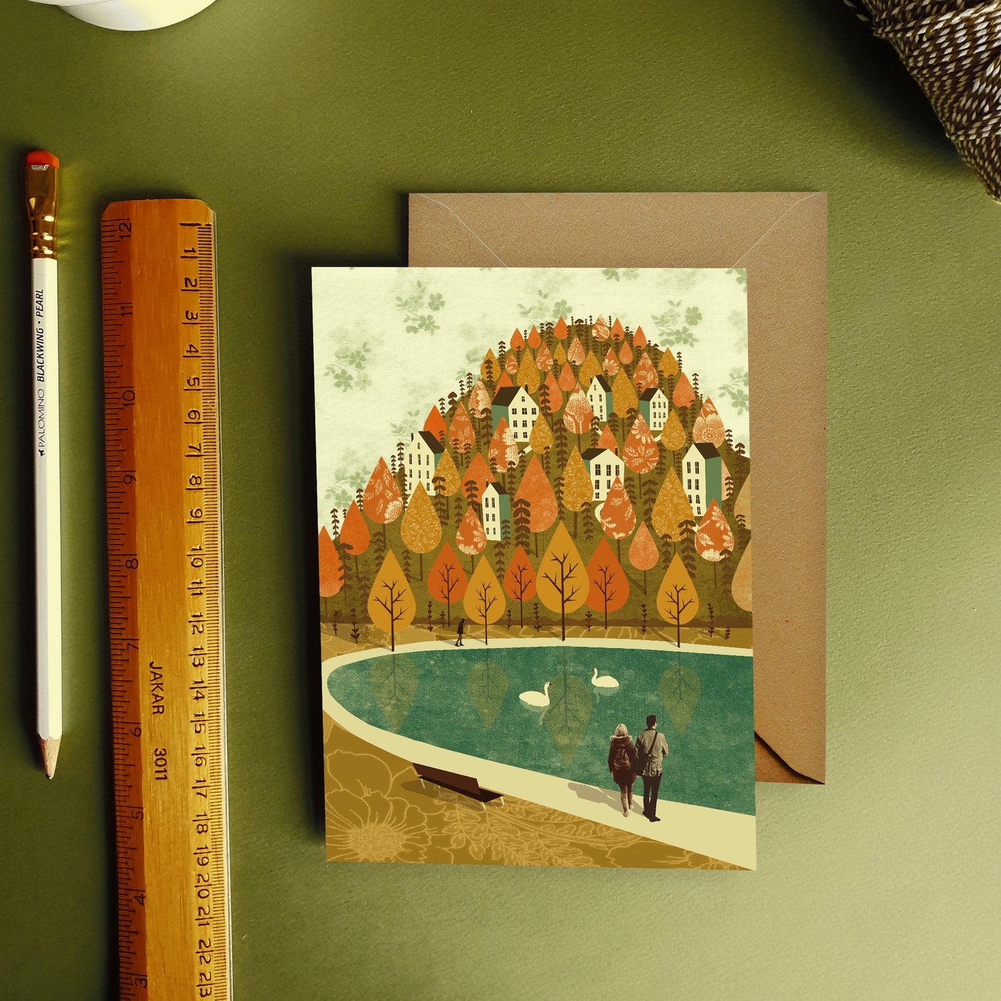 Portishead Lake Ground Card