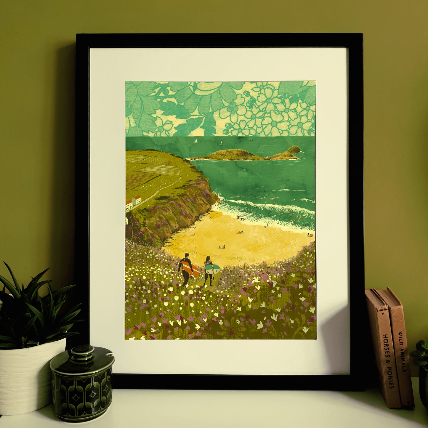 Rhossili Bay A3 Print