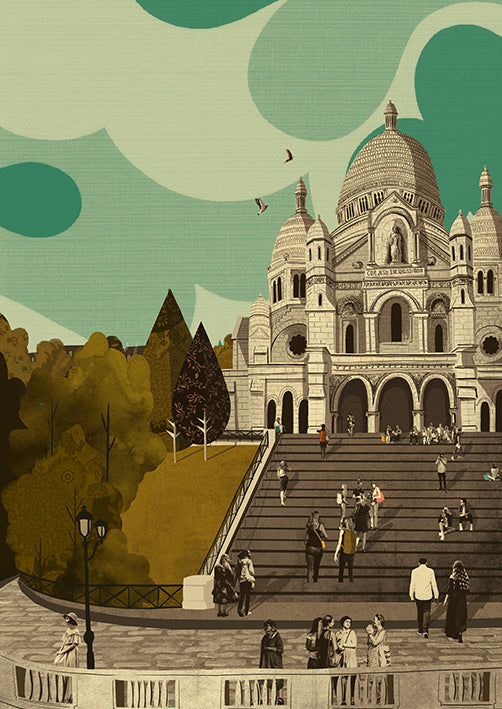 Paris Sacré-Cœur Basilica Card