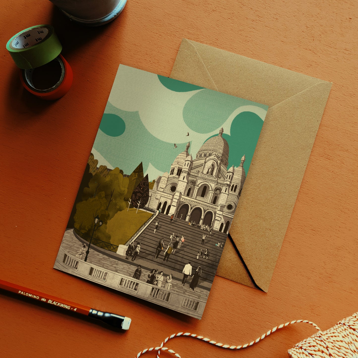 Paris Sacré-Cœur Basilica Card