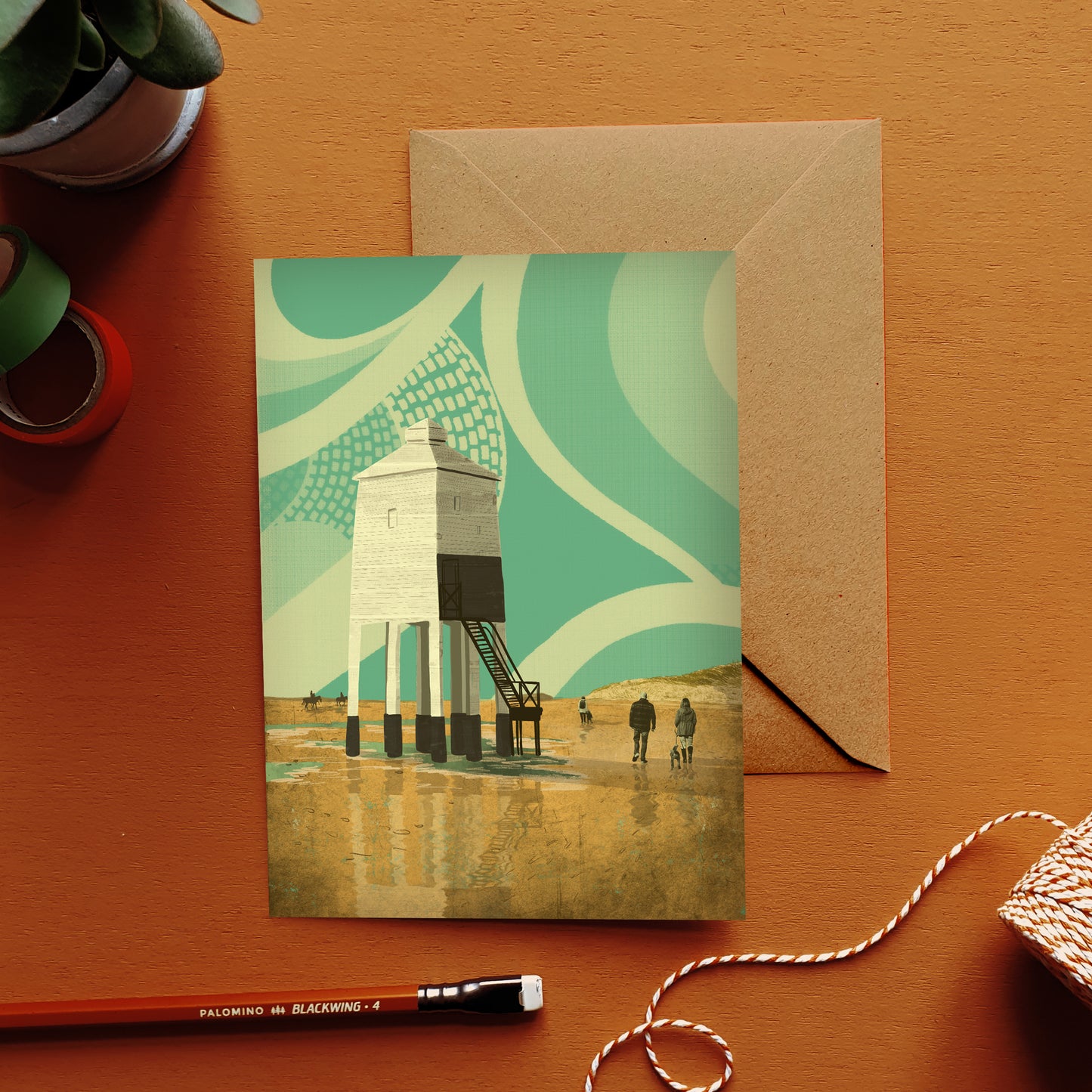 Burnham-on-Sea Low Lighthouse Card