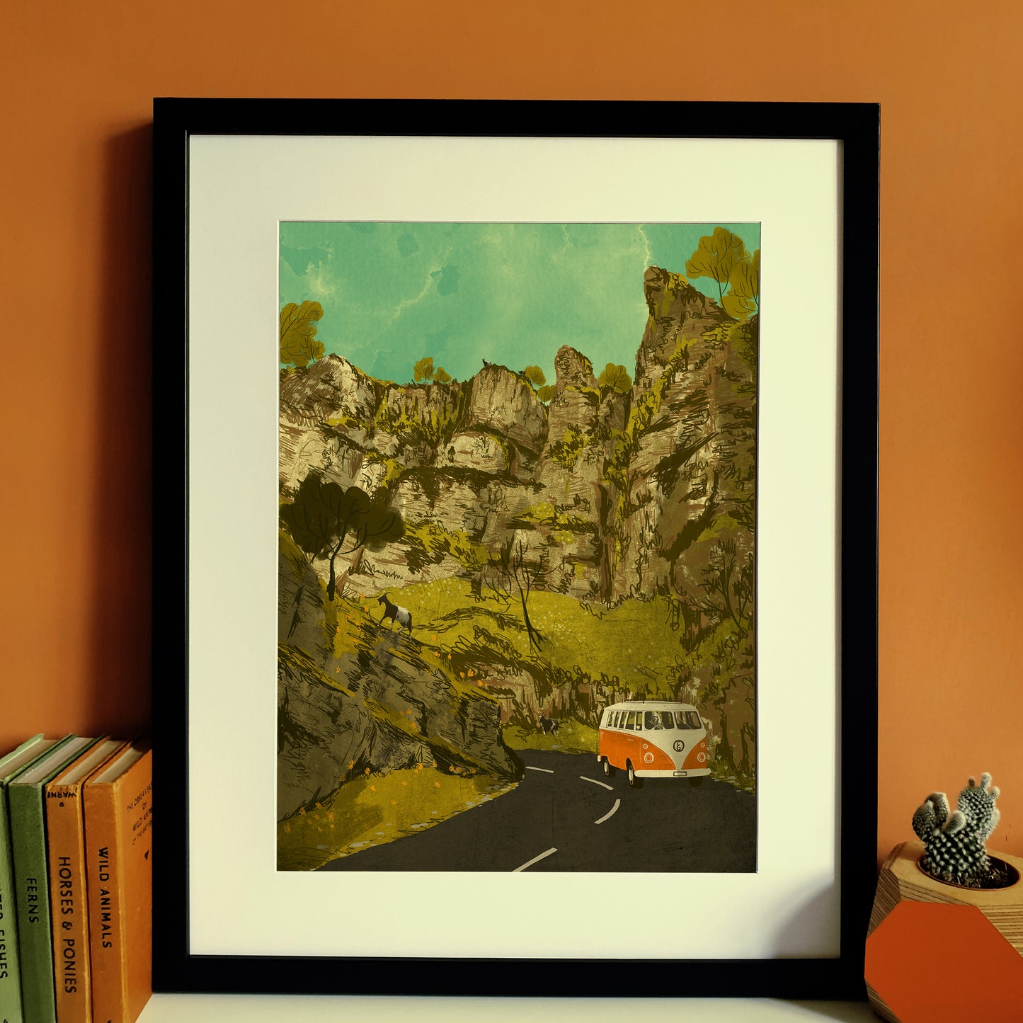 Cheddar Gorge A3 Print