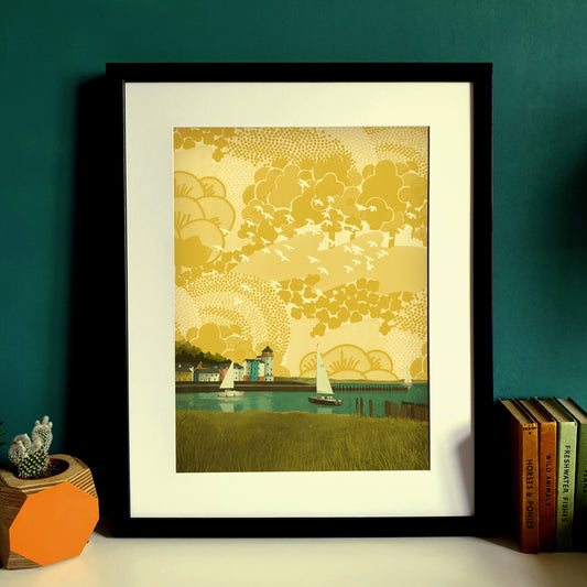 Portishead Marina A3 Print