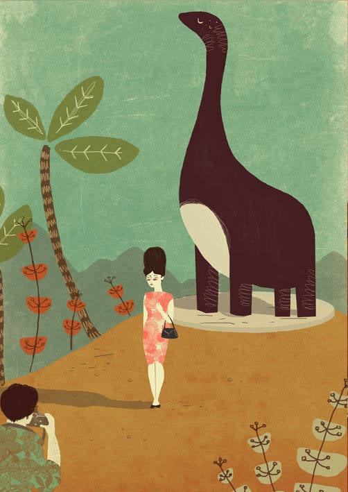 Dinosaur Land A3 Print