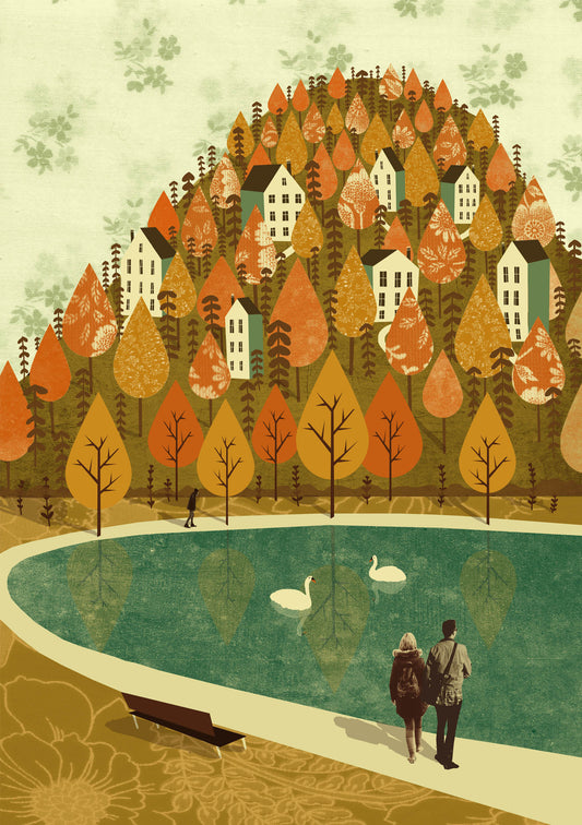 Portishead Lake Ground Card