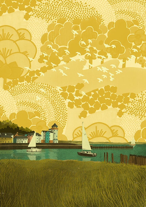 Portishead Marina A3 Print