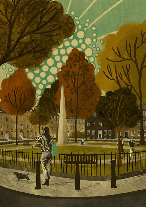 Bath Queen Square Card