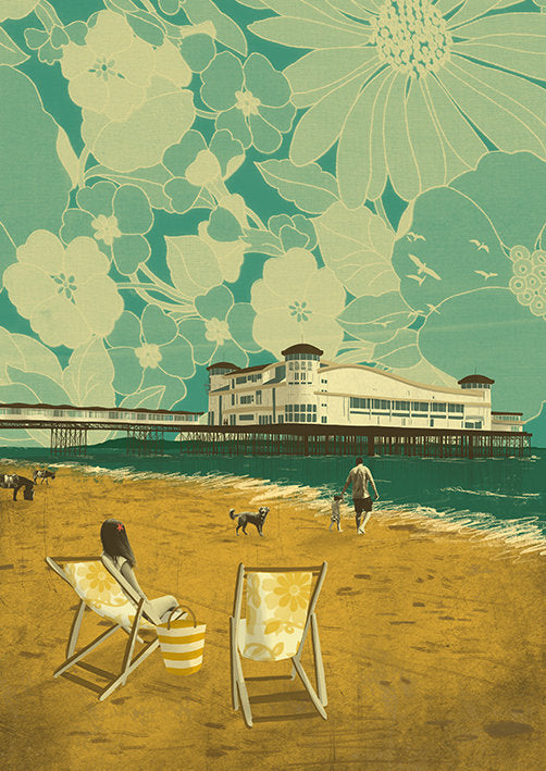 Weston-Super-Mare Grand Pier A3 Print