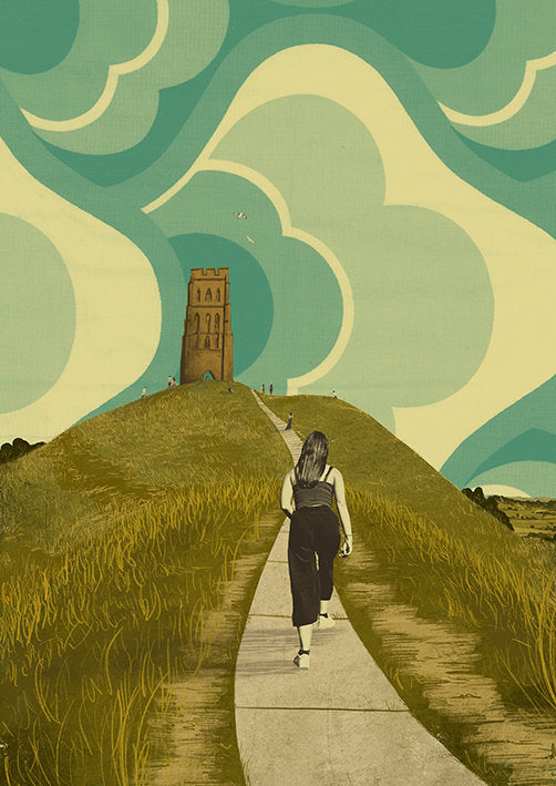 Glastonbury Tor Card