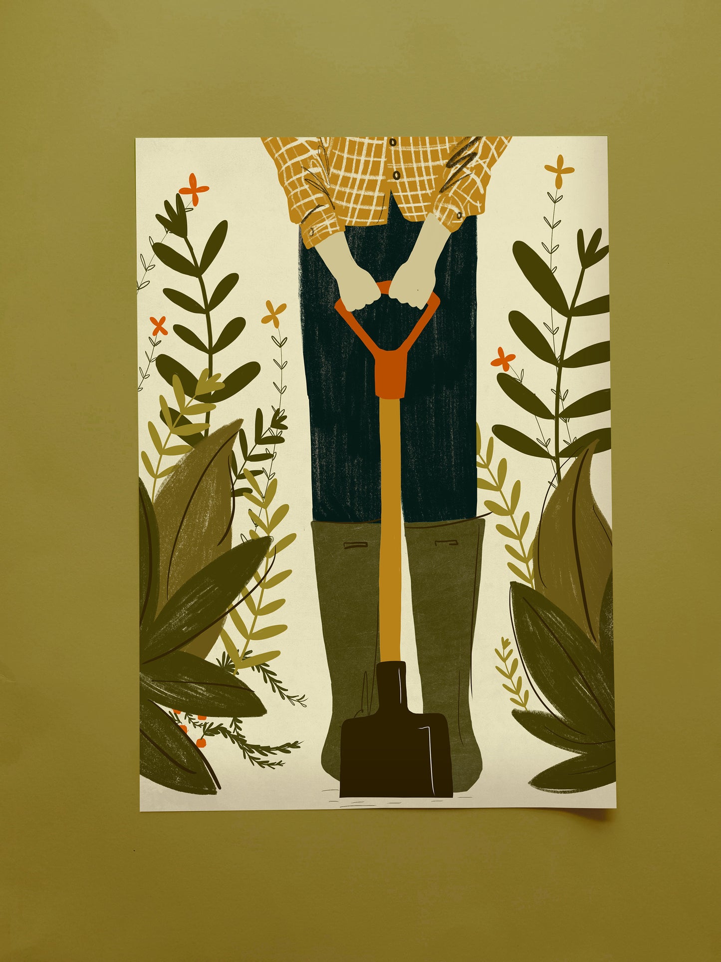 Gardener Man A4 | A3 | A2 Print