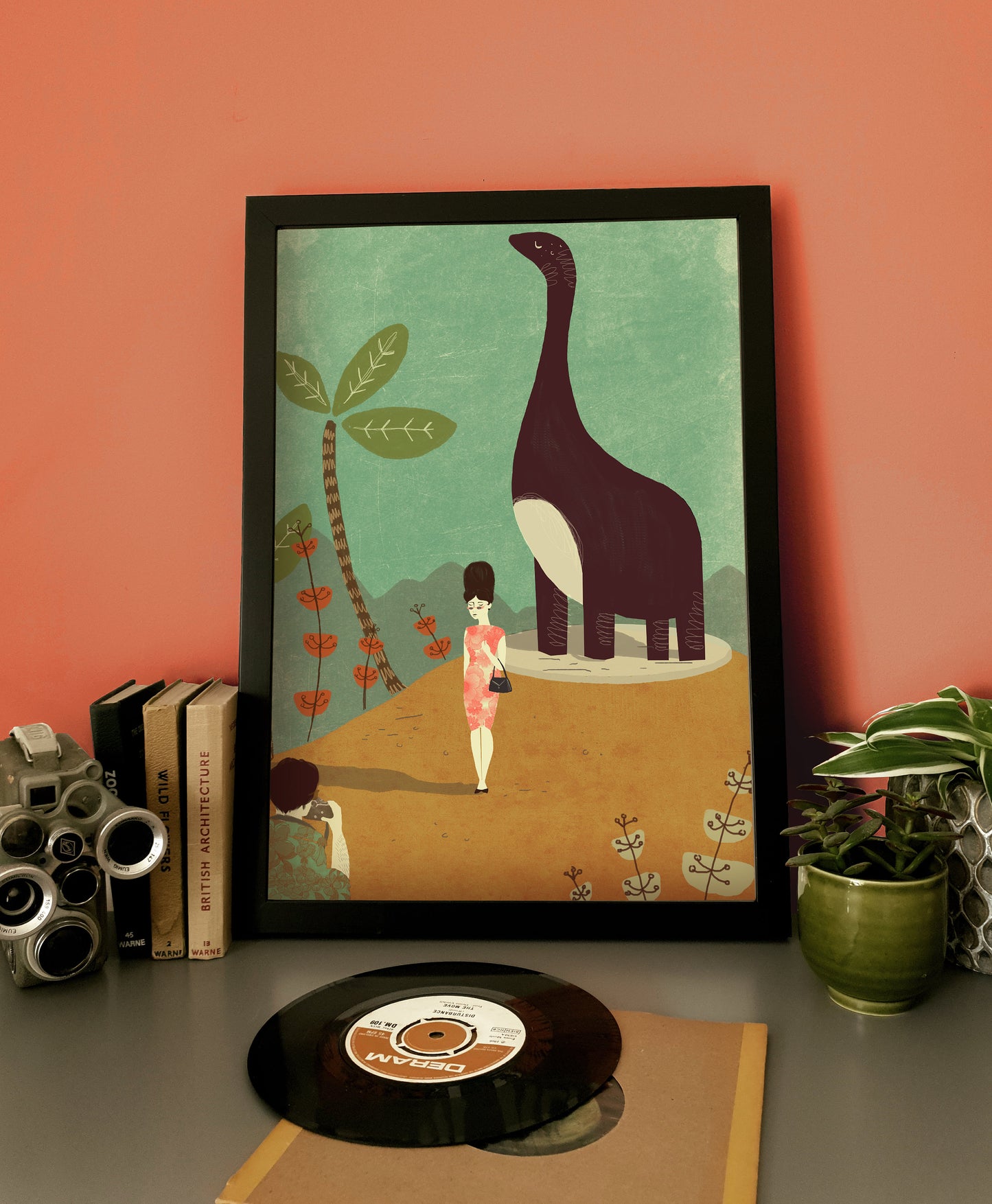 Dinosaur Land A3 Print