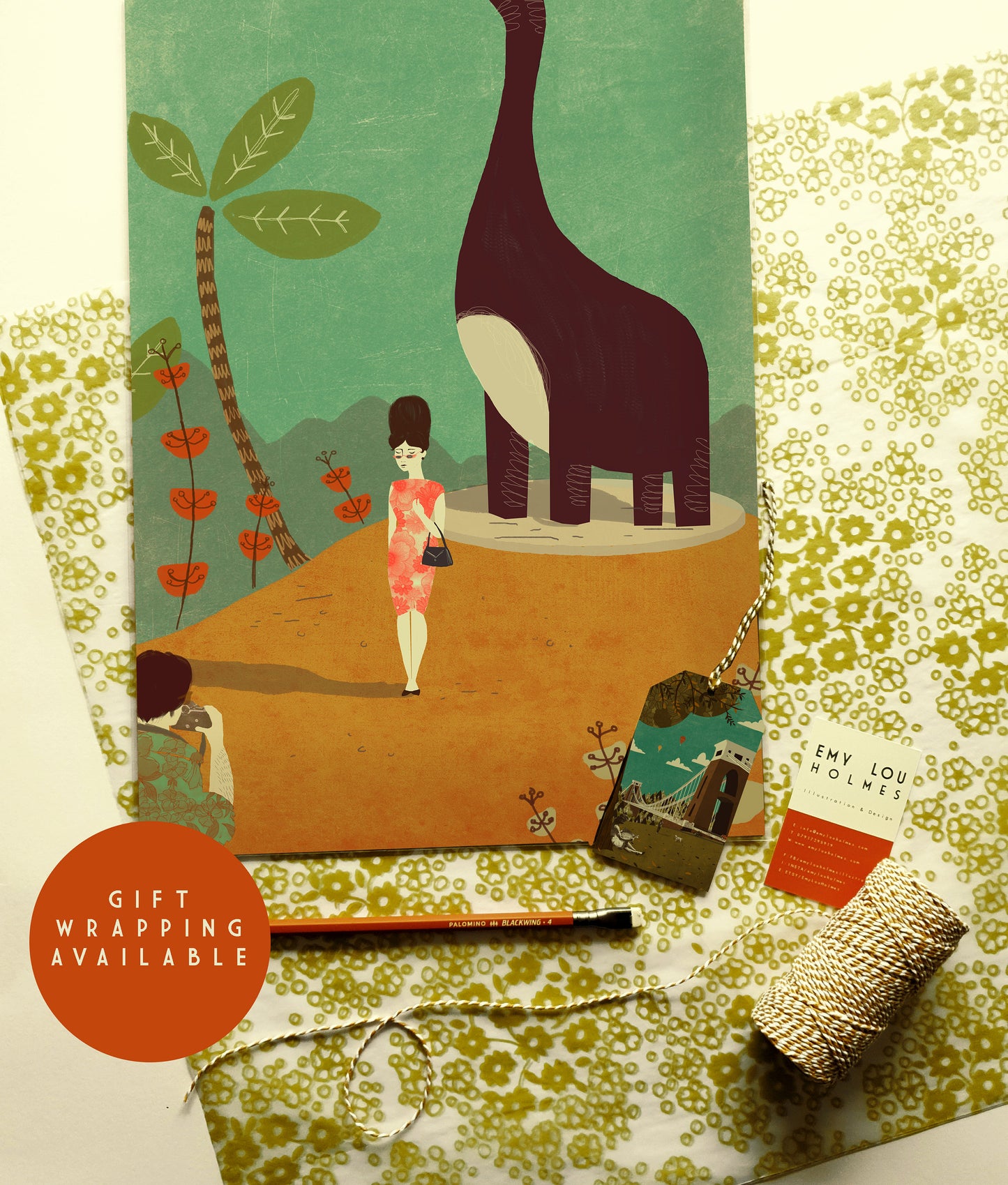 Dinosaur Land A3 Print