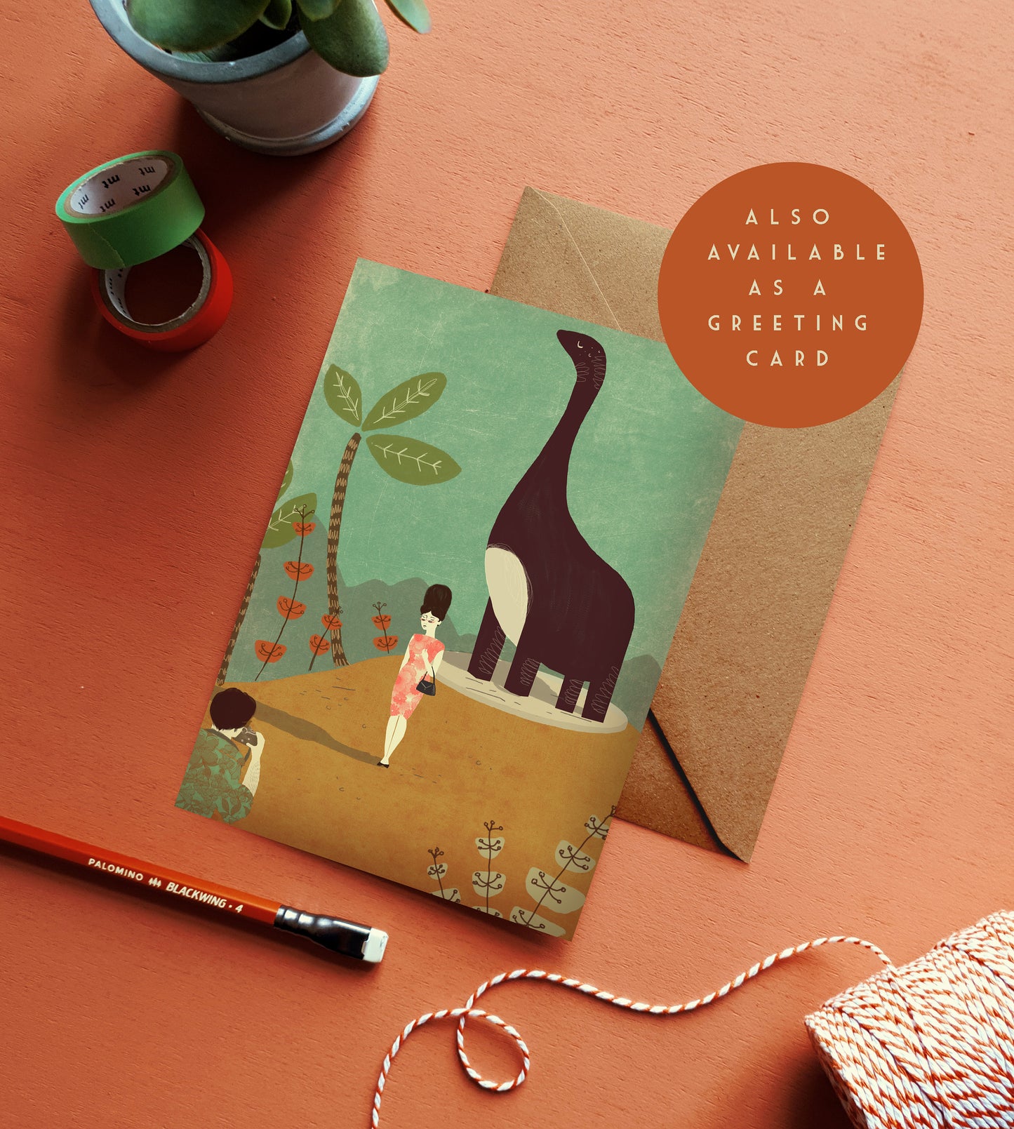 Dinosaur Land A3 Print