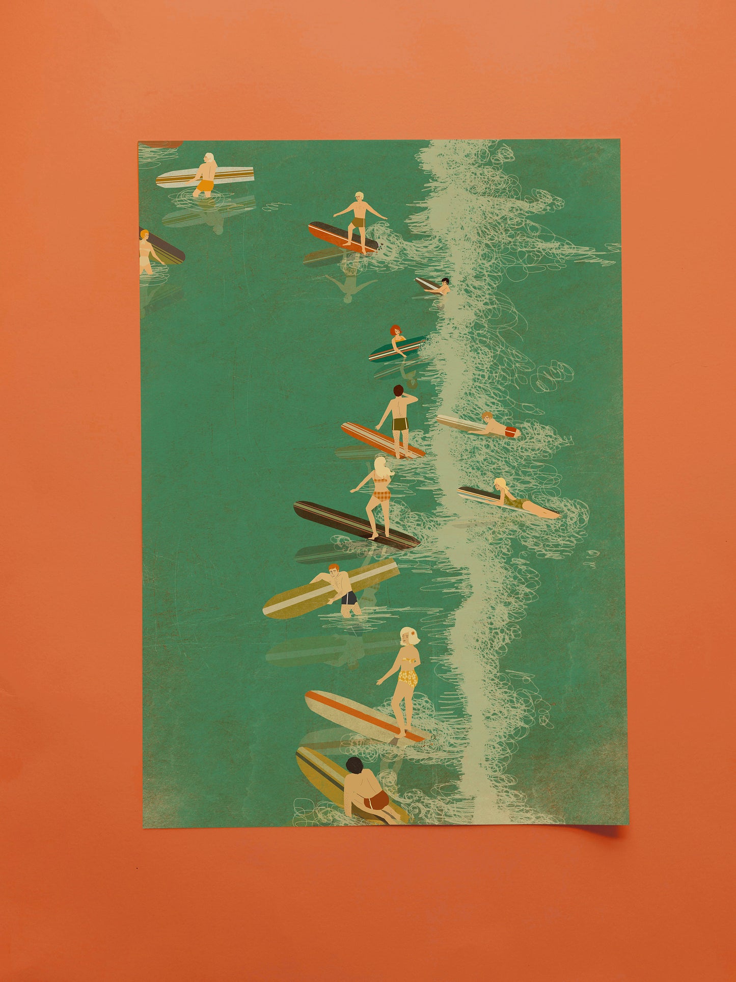 Surfing A4 | A3 Print