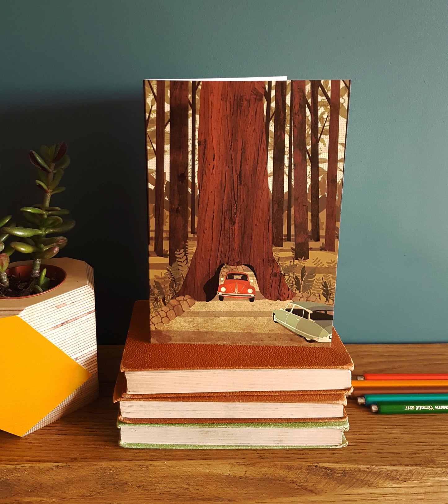 VW Tree Tunnel Card