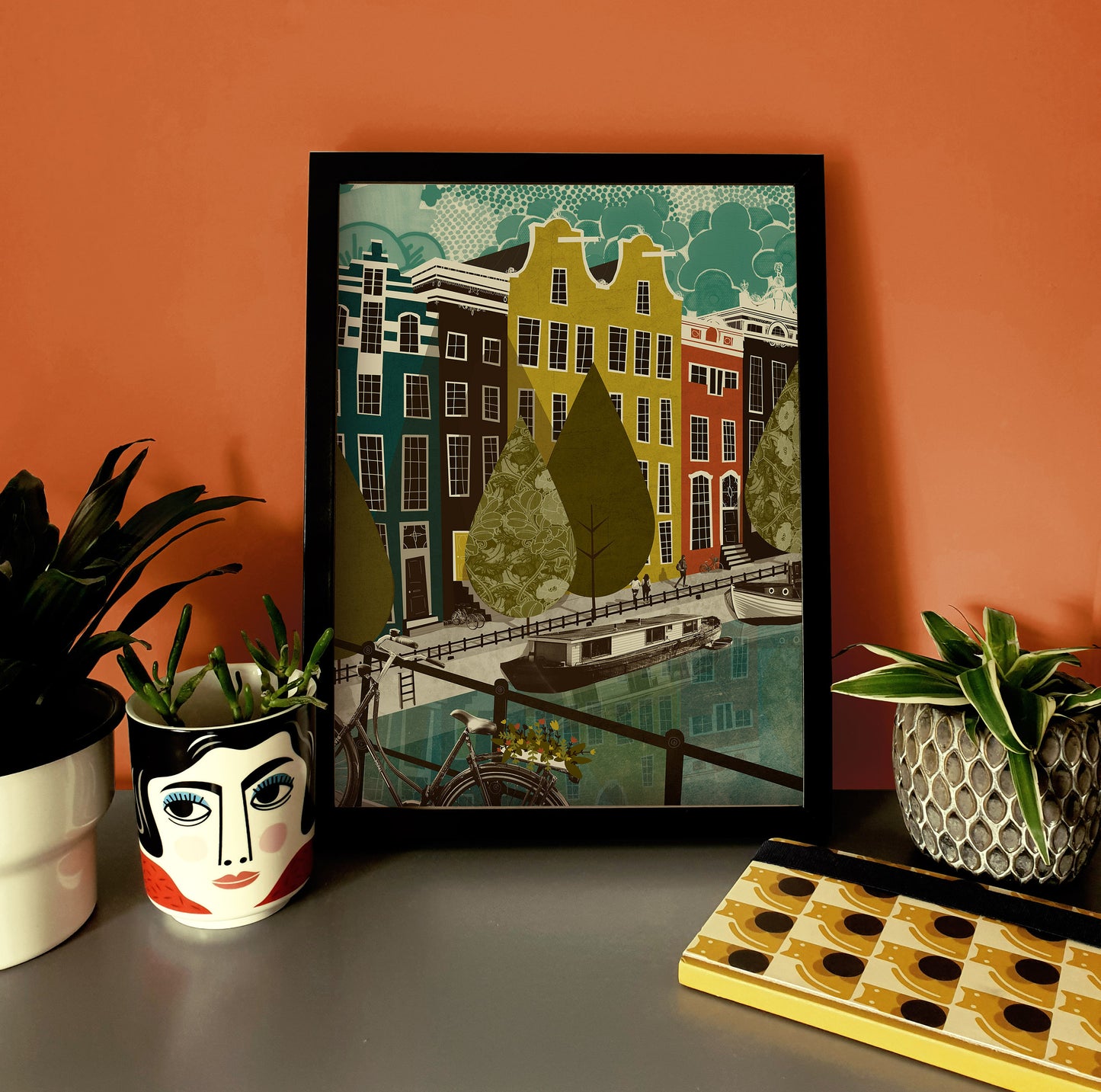 Amsterdam Houses A3 Print