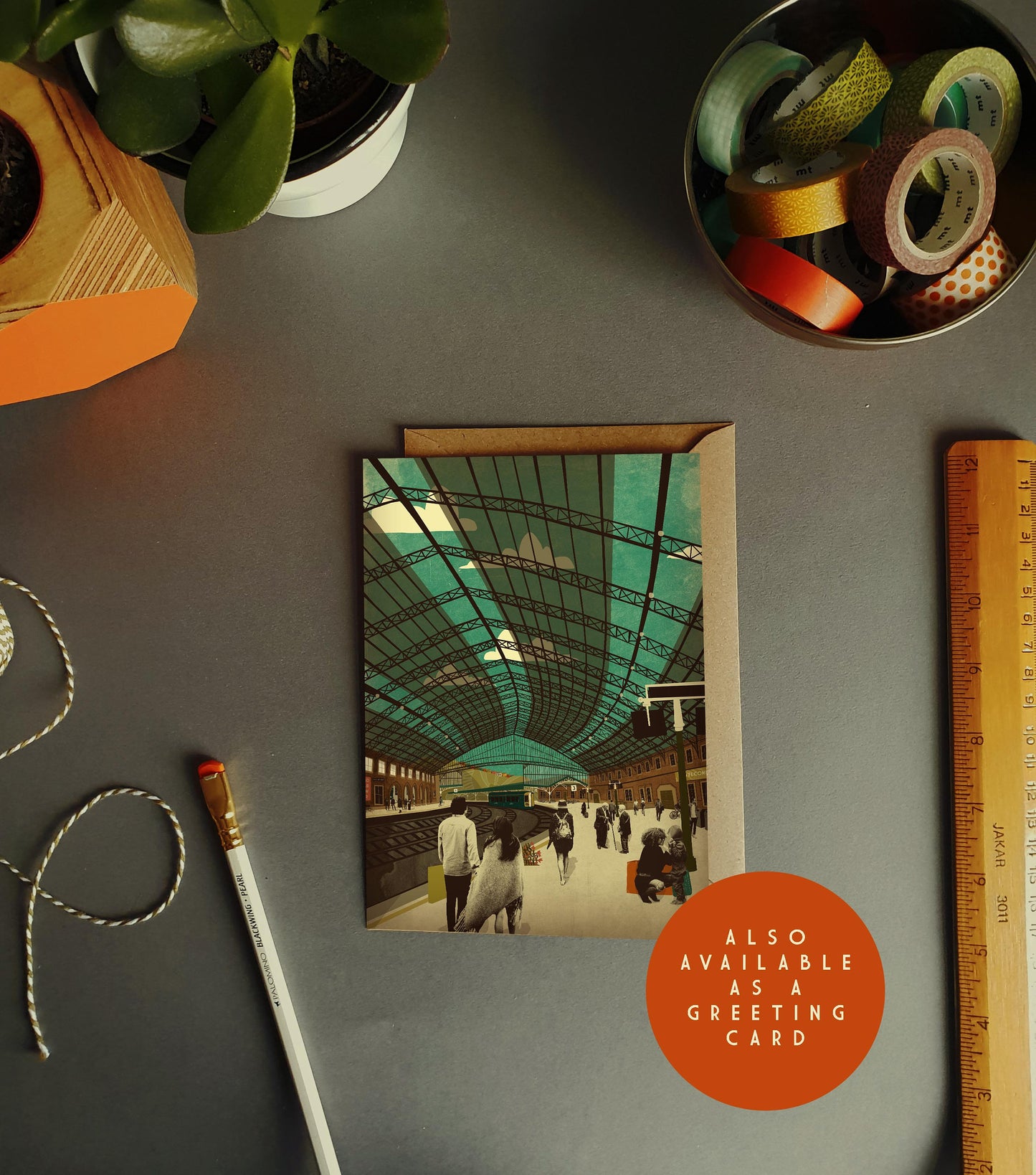 Bristol Temple Meads Train Station A3 Print