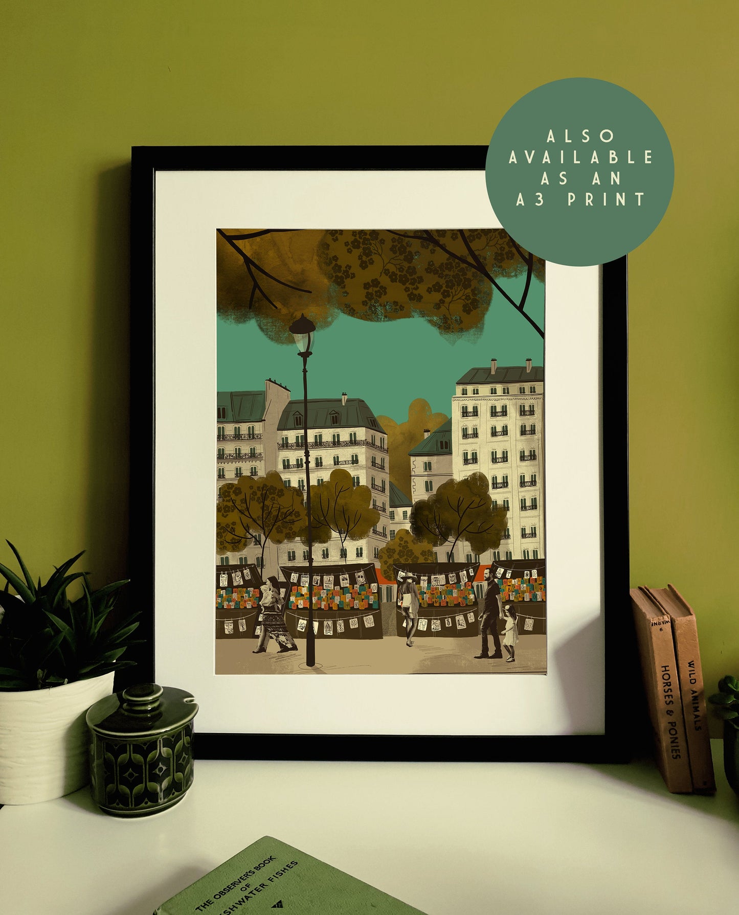 Paris Book Market Card