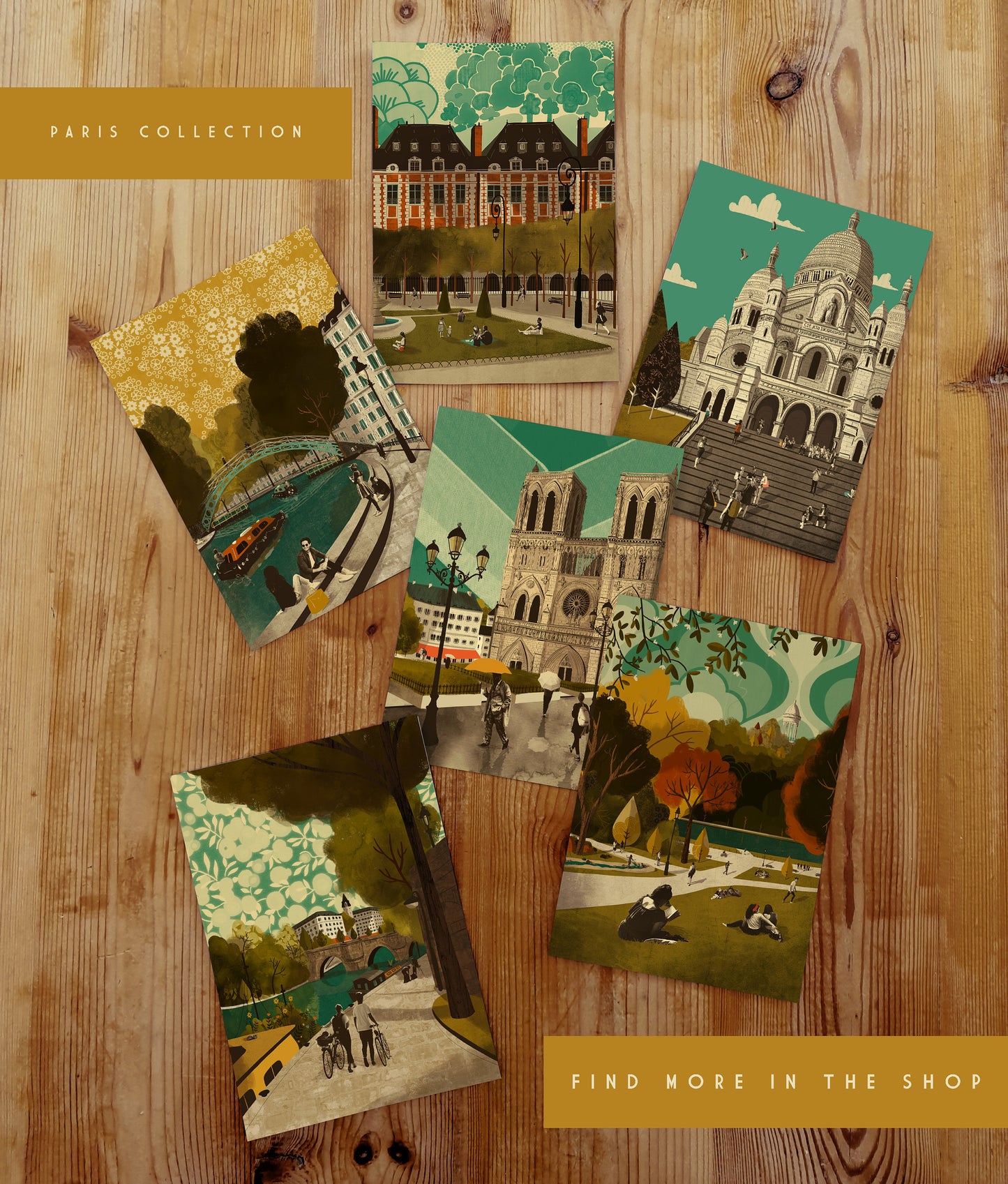 Paris Place des Vosges Card