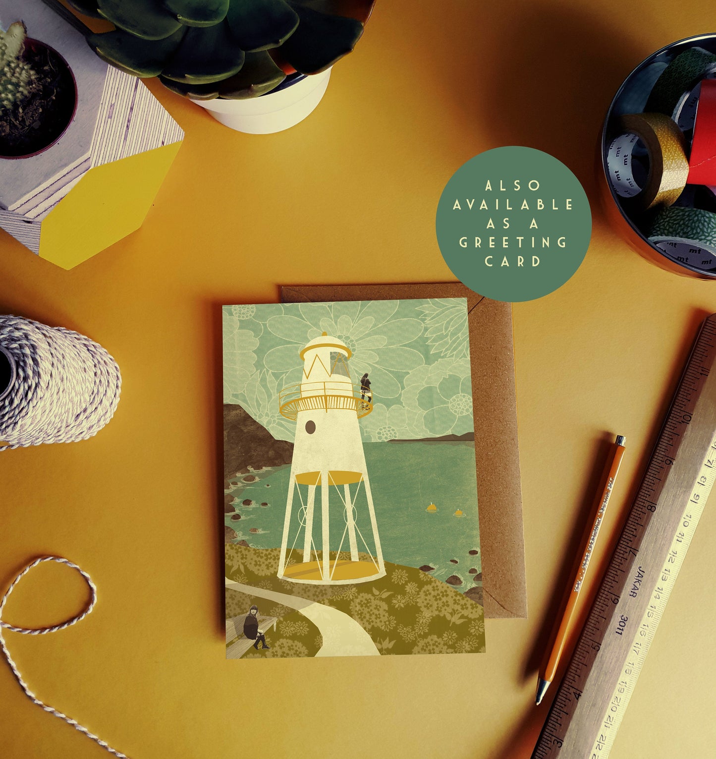 Portishead Black Nore Lighthouse A3 Print