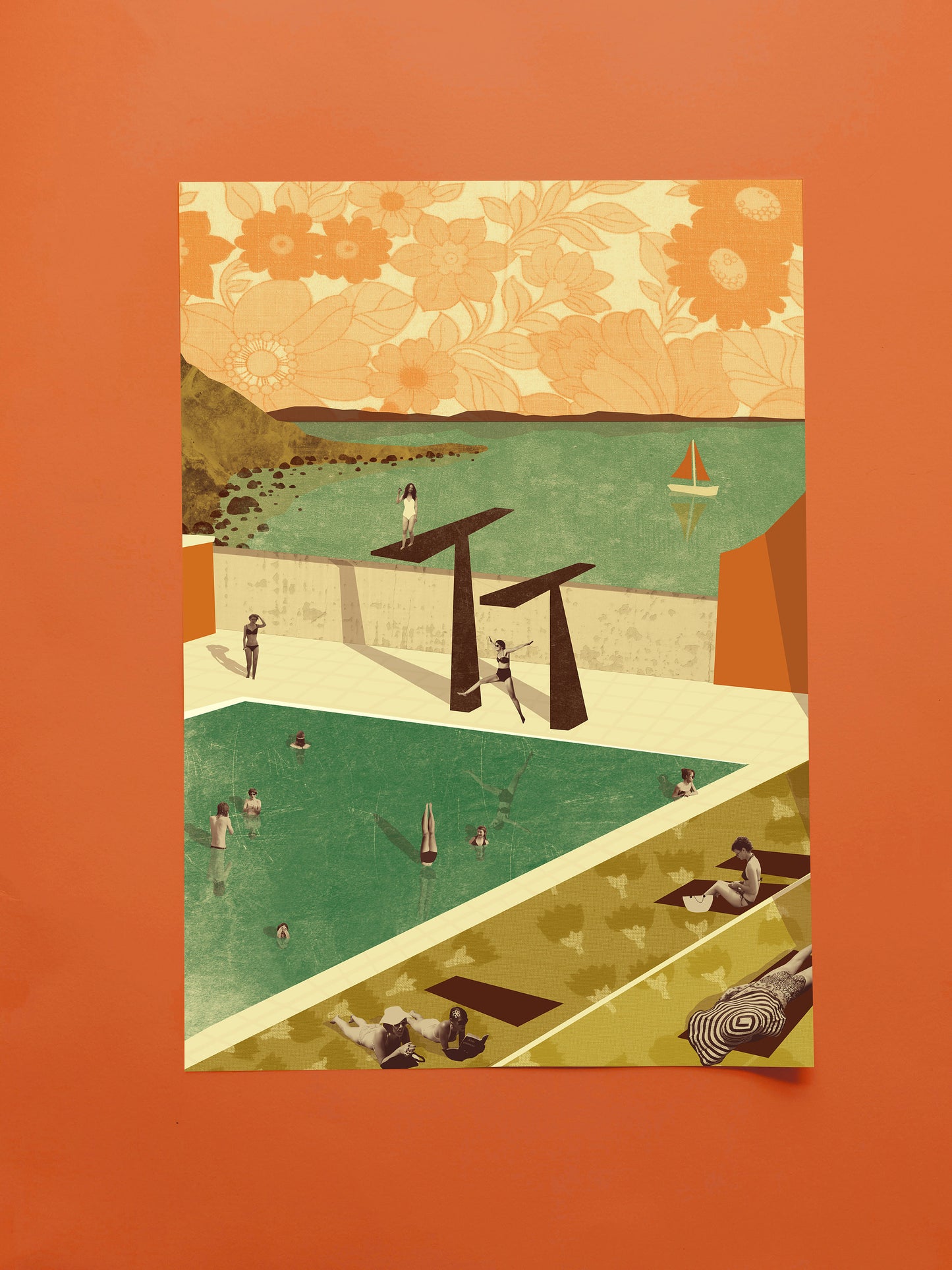 Portishead Lido A3 | A2 Print