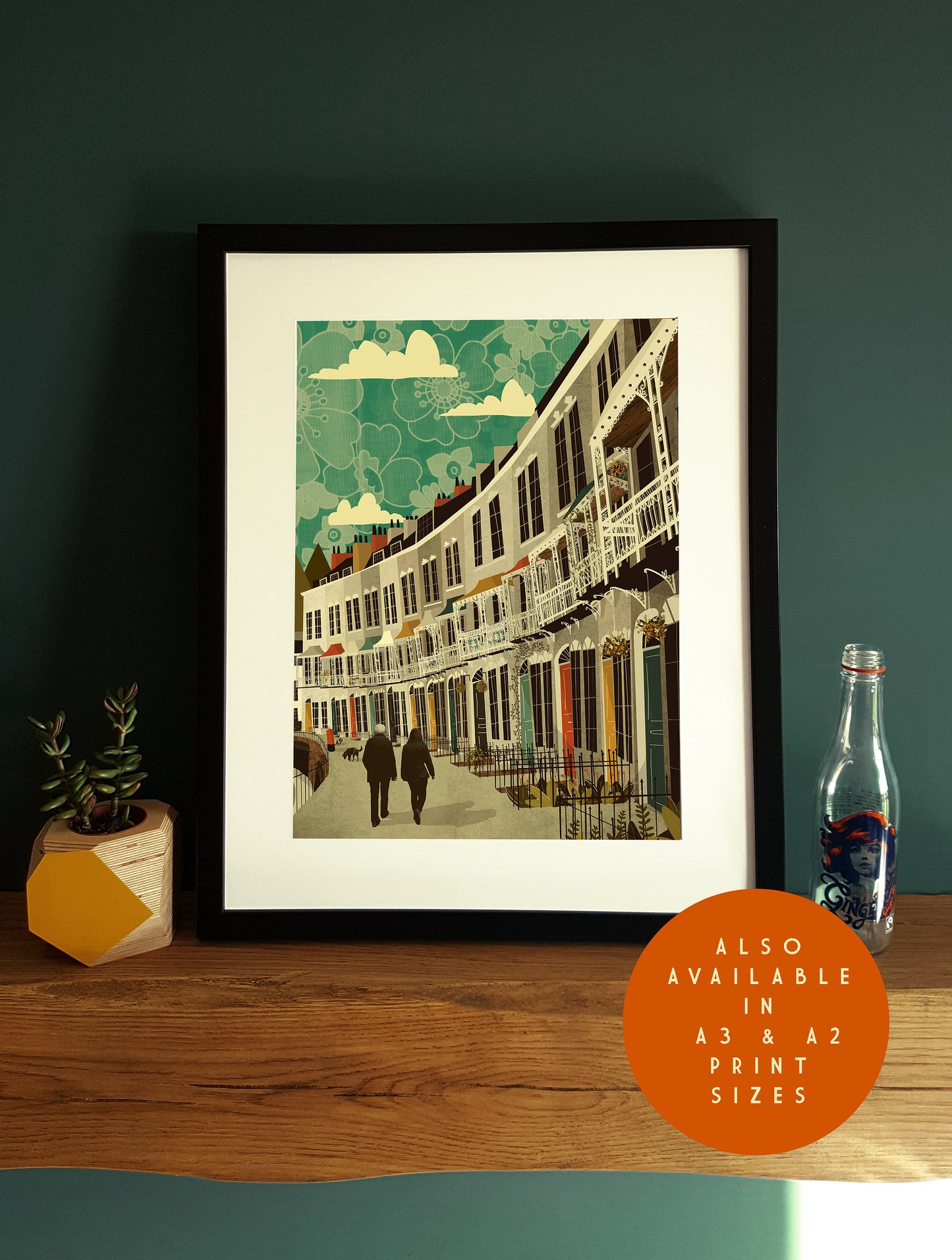 Bristol Royal York Crescent A4 Print