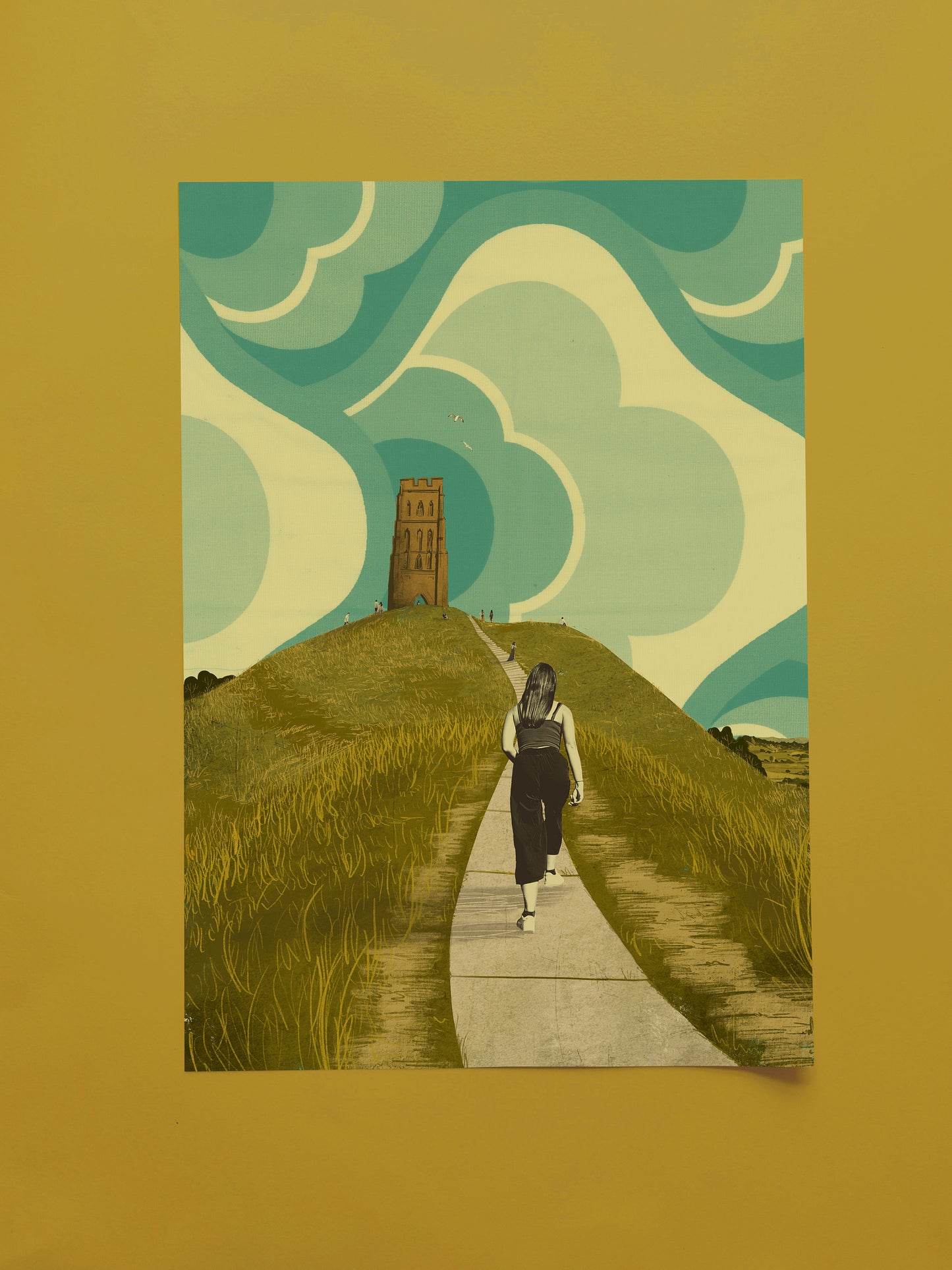 Glastonbury Tor A3 Print