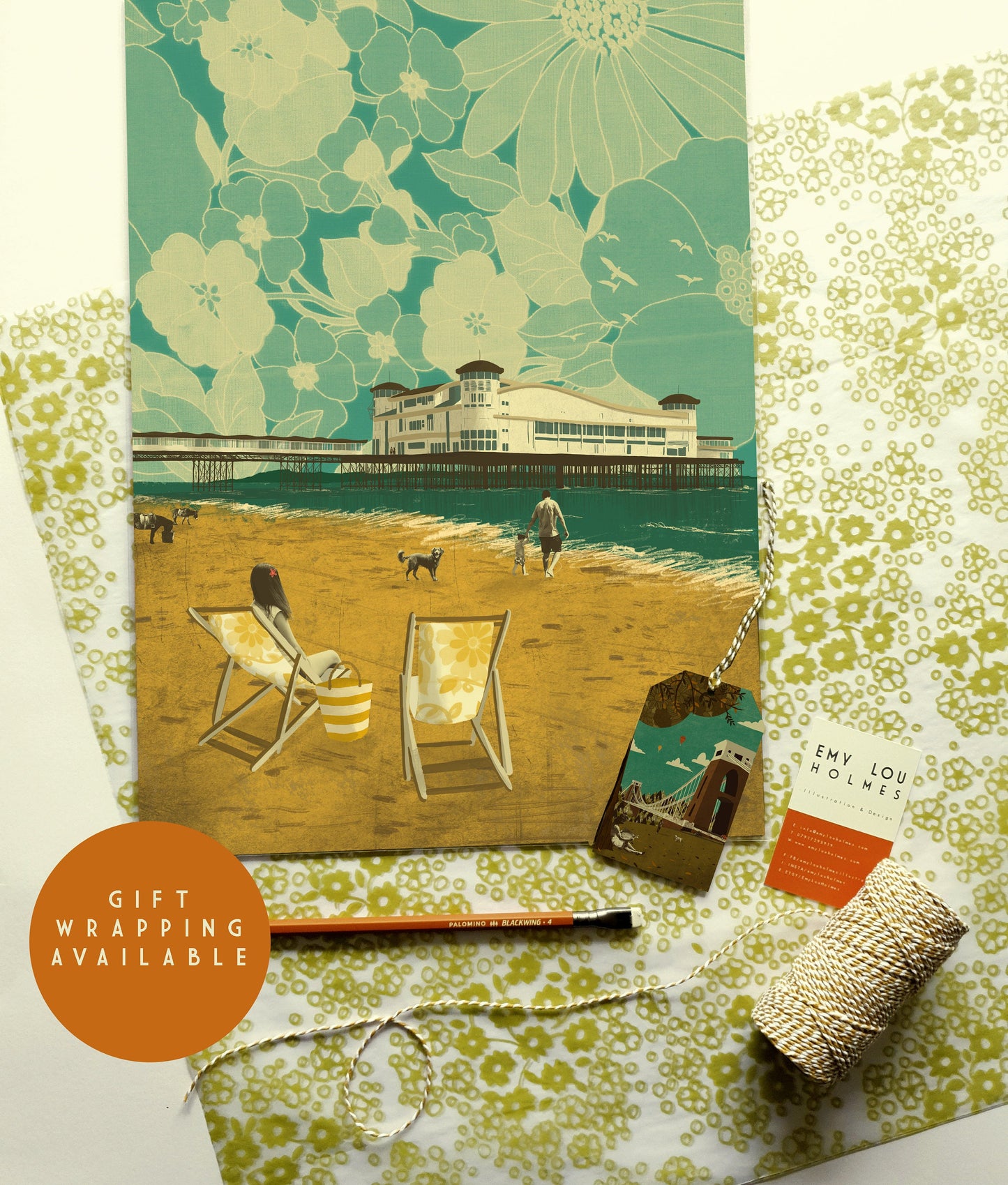 Weston-Super-Mare Grand Pier A3 Print