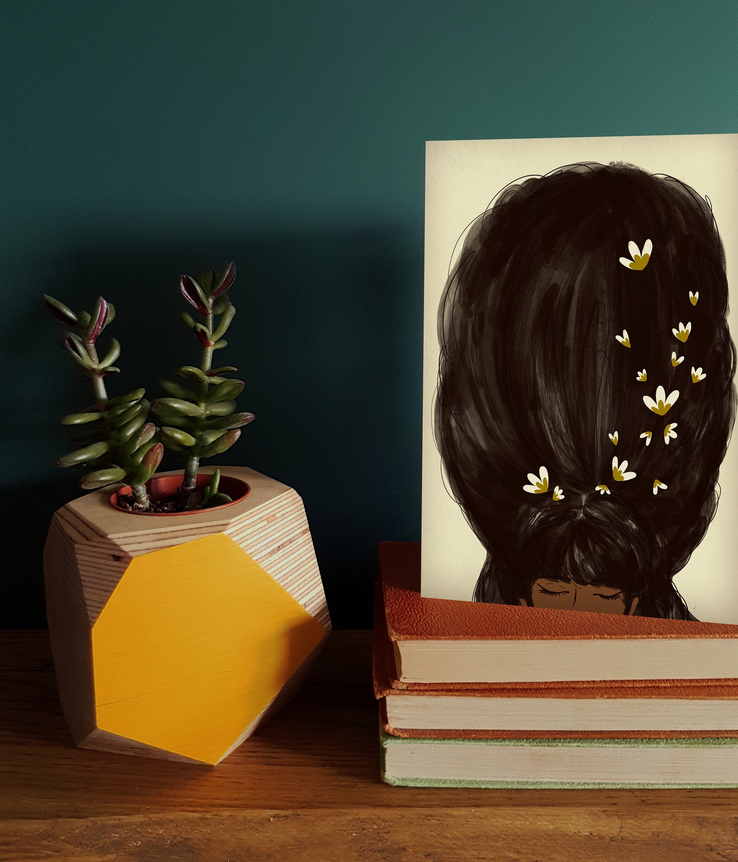 Black Beehive Card