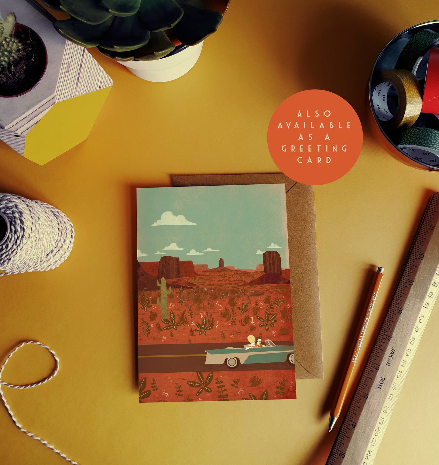 Monument Valley A3 Print