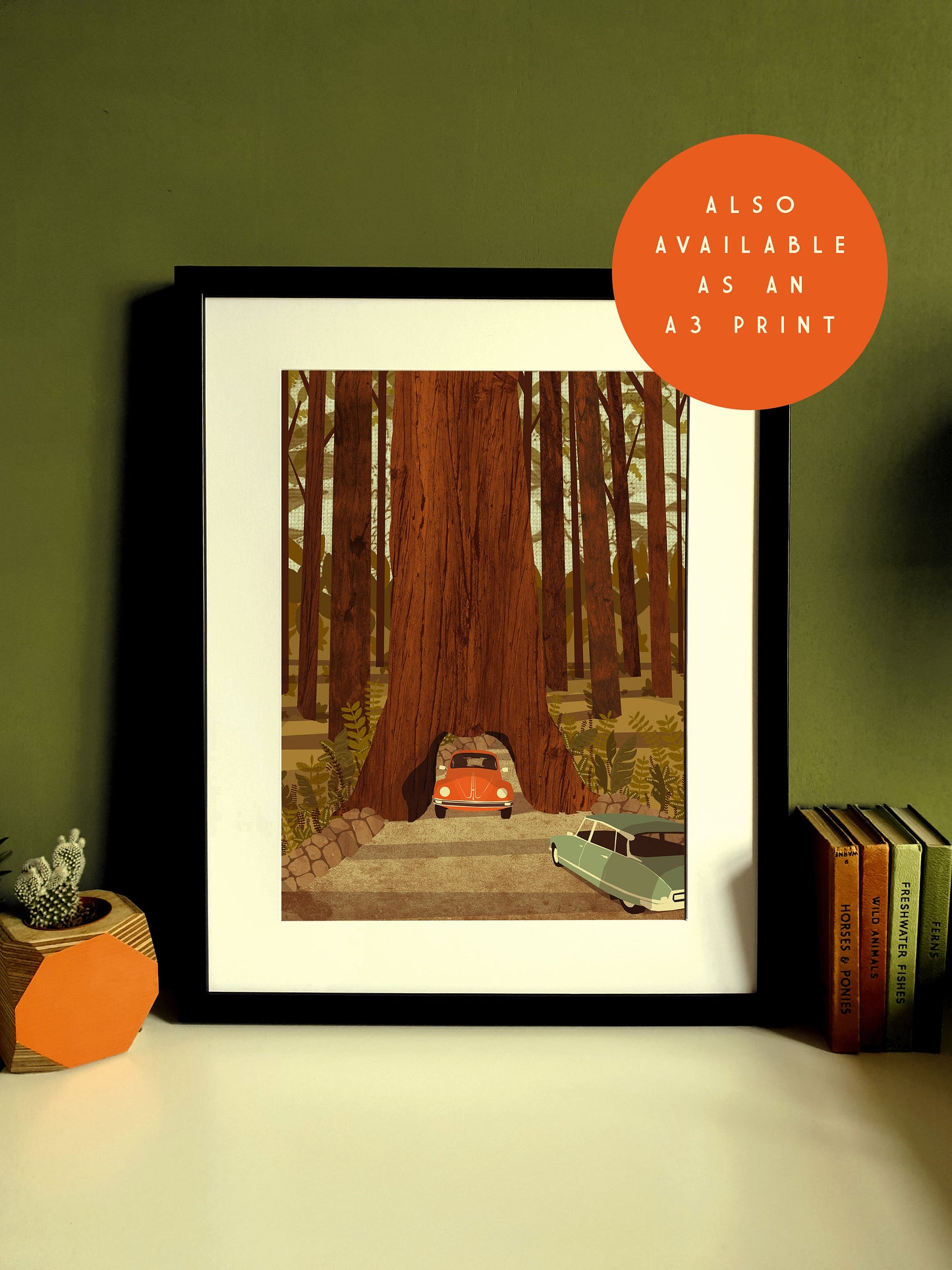 VW Tree Tunnel Card