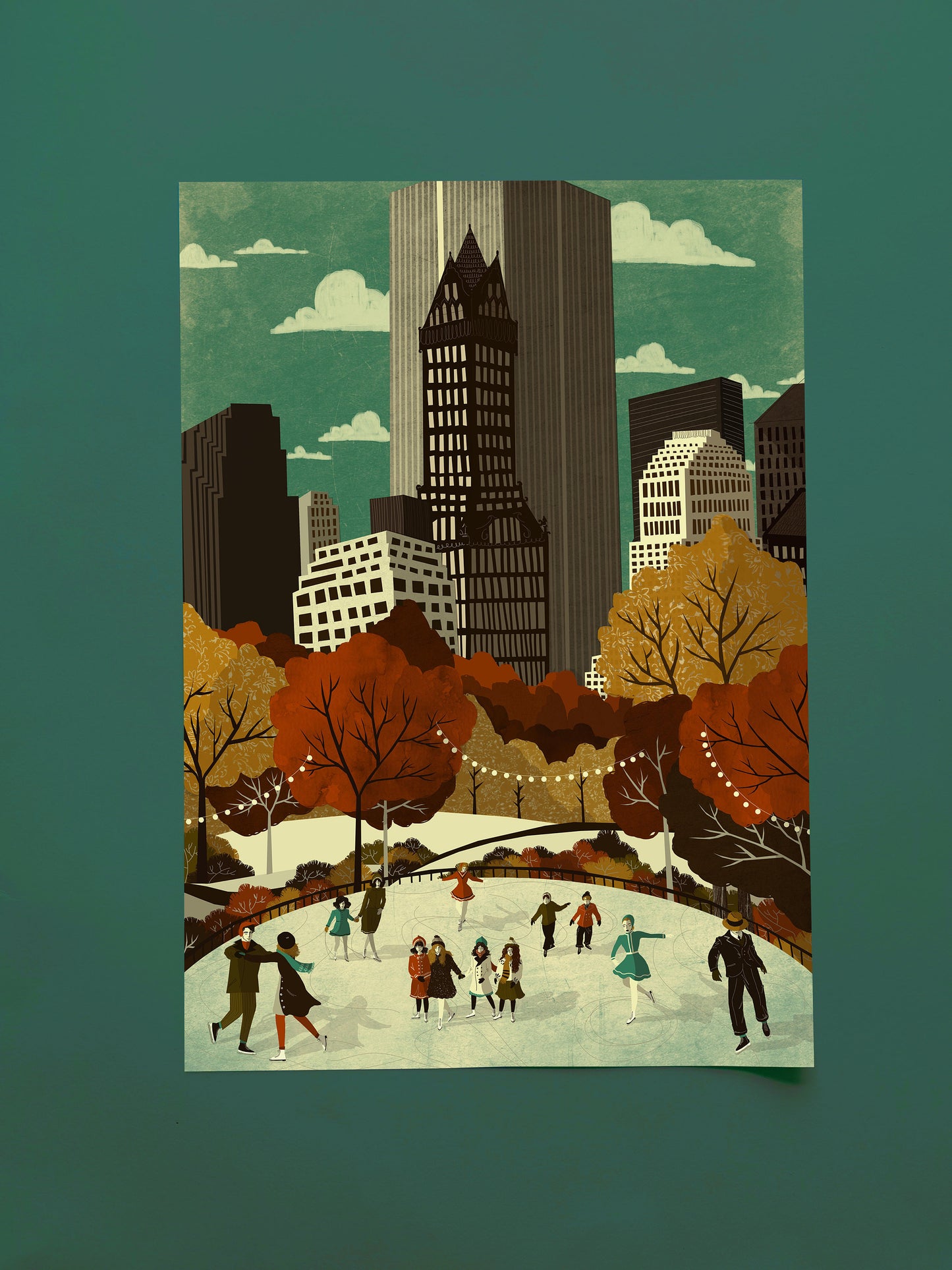 New York Central Park A3 Print