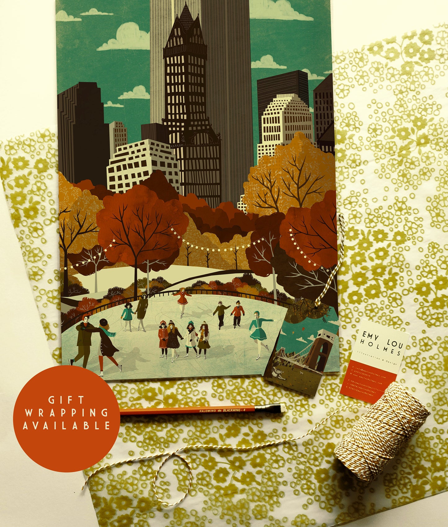 New York Central Park A3 Print
